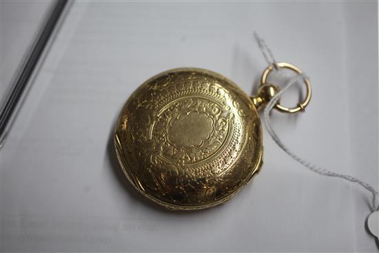 A rare 19th century 18ct gold Ramuz patent automatic hunter pocket watch, retailed by Charles Z. Binden, Panama,